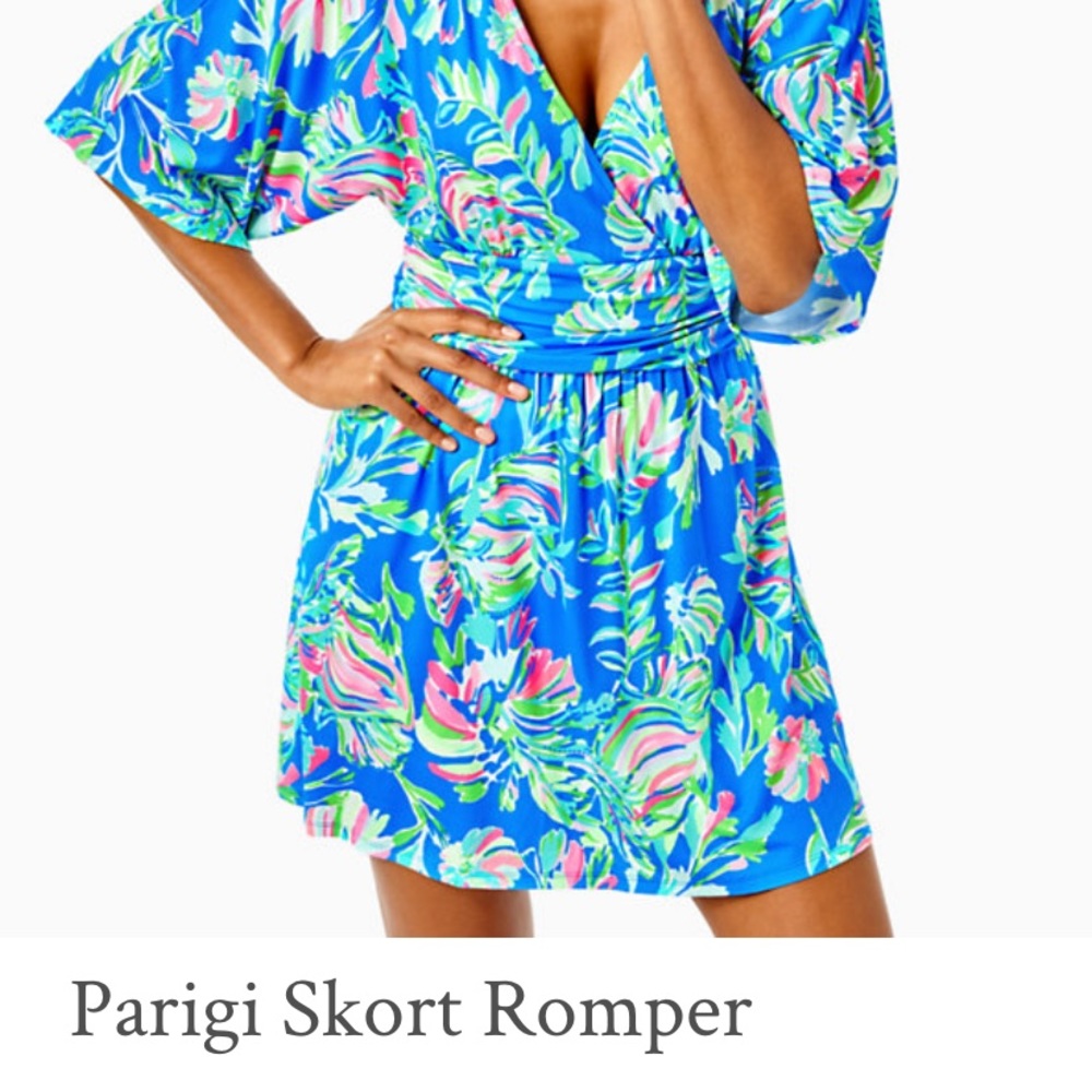 Lily Pulitzer parigi skort romper, large. Sold out! NWT!!!!